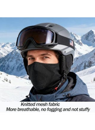 2 Pack Breathable Half Face Mask Neck Gaiter, Moisture-Wicking UV Protective Windproof Face Cover for Hiking, Cycling, Fishing and Outdoor Activities - view 2